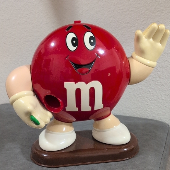 Vintage 1982 Red M&M Candy Dispenser - Picture 1 of 6